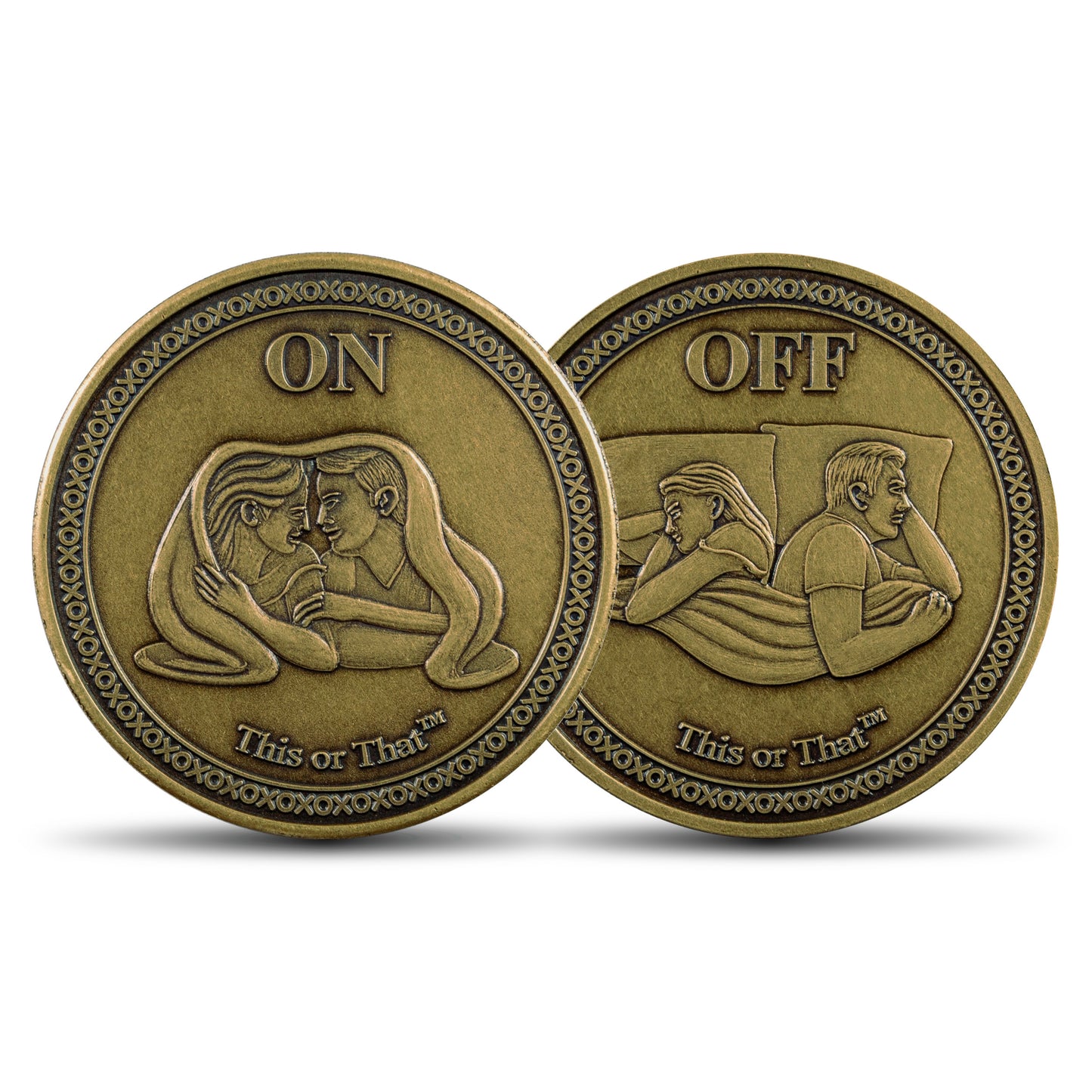 This or That Couples Therapy Coin Front and Back