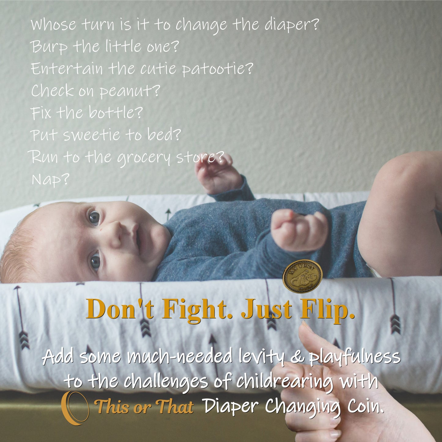 Questions that can be answered by the This or That Diaper Changing coin