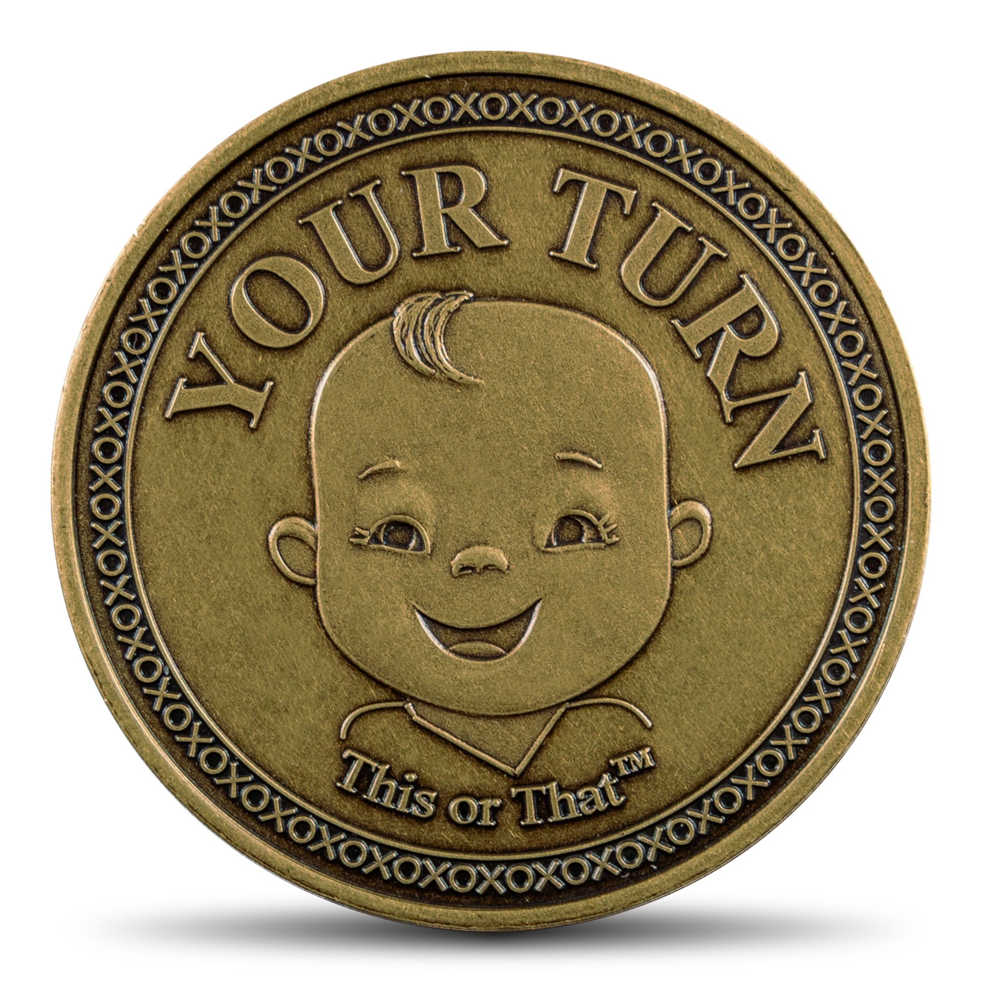 This or That Diaper Changing Coin Your Turn face