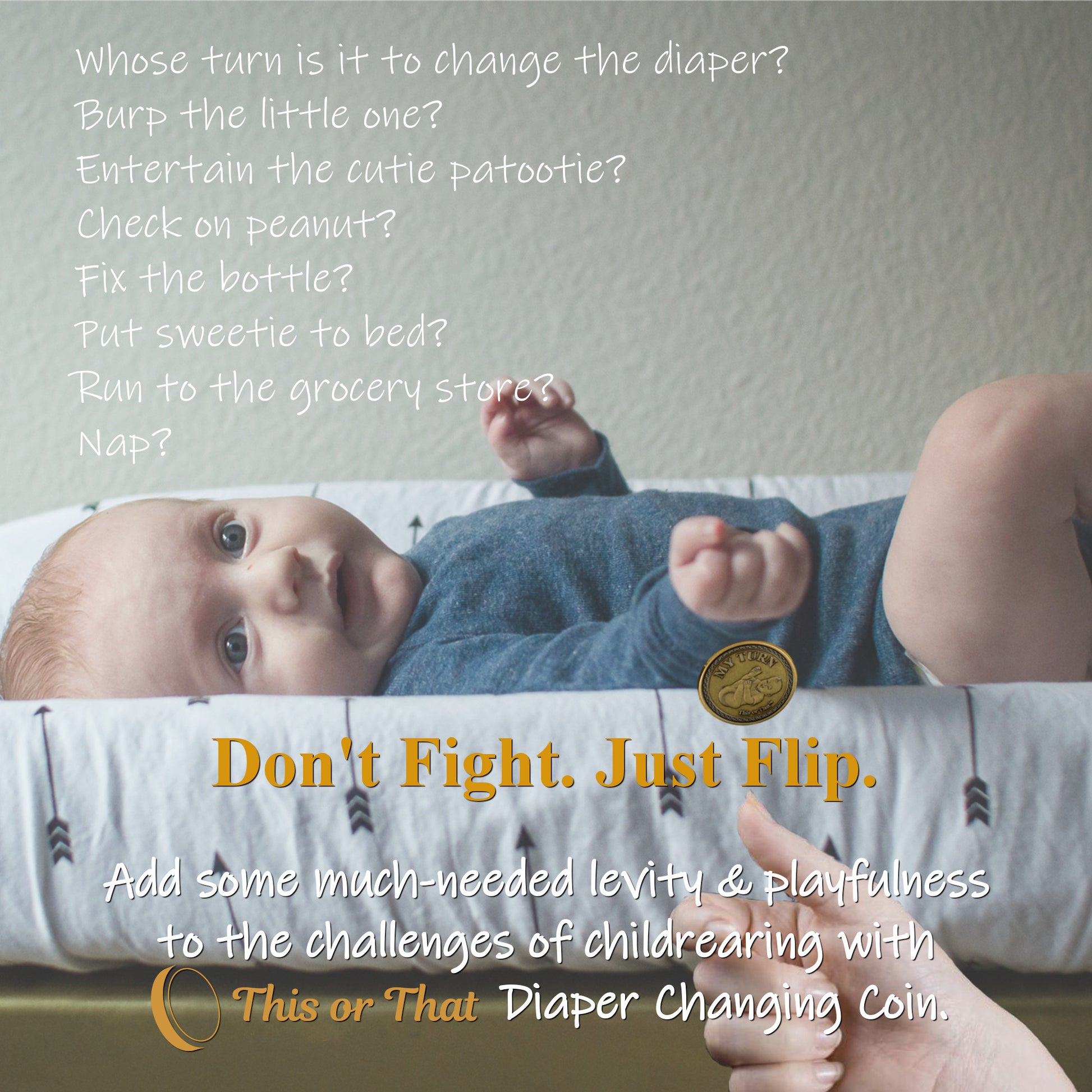 Questions that can be answered by the This or That Diaper Changing coin